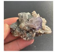 Pietra di Cristallo Cluster di cristalli di pietra grezza naturale, campione minerale di roccia di quarzo, decorazione for la casa Collana con porta-pietre di cristallo(70g)