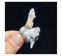 Pietra di Cristallo Cluster di cristalli di pietra grezza naturale, campione minerale di roccia di quarzo, decorazione for la casa Collana con porta-pietre di cristallo(J477 16g)