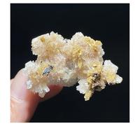 Pietra di Cristallo Cluster di cristalli di pietra grezza naturale, campione minerale di roccia di quarzo, decorazione for la casa Collana con porta-pietre di cristallo(J471 17g)