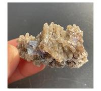 Pietra di Cristallo Cluster di cristalli di pietra grezza naturale, campione minerale di roccia di quarzo, decorazione for la casa Collana con porta-pietre di cristallo(44g)
