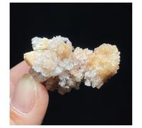 Pietra di Cristallo Cluster di cristalli di pietra grezza naturale, campione minerale di roccia di quarzo, decorazione for la casa Collana con porta-pietre di cristallo(J474 18g)