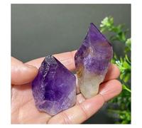 Pietra di Cristallo Esemplare di minerale viola di pietra originale di ametista naturale, decorazione for la casa Collana con porta-pietre di cristallo(79g B)