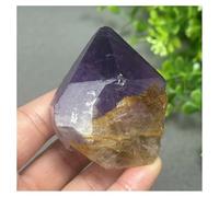 Pietra di Cristallo Esemplare di minerale viola di pietra originale di ametista naturale, decorazione for la casa Collana con porta-pietre di cristallo(106g)