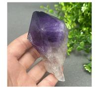 Pietra di Cristallo Esemplare di minerale viola di pietra originale di ametista naturale, decorazione for la casa Collana con porta-pietre di cristallo(107g)