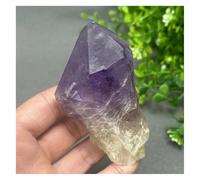 Pietra di Cristallo Esemplare di minerale viola di pietra originale di ametista naturale, decorazione for la casa Collana con porta-pietre di cristallo(125g)