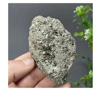 Pietra di Cristallo Esemplare di pietra originale minerale di calcopirite naturale, decorazione for la casa Collana con porta-pietre di cristallo(176g)