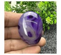 Pietra di Cristallo Esemplare minerale di agata di seta irregolare naturale for decorazione domestica Collana con porta-pietre di cristallo(55g)