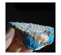 Pietra di Cristallo Pietra di cristallo for arredamento della casa, esemplare di Shattuckite blu naturale Collana con porta-pietre di cristallo(62g)