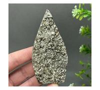 Pietra di Cristallo Pietra grezza minerale di calcopirite naturale a forma libera for decorazioni domestiche Collana con porta-pietre di cristallo(151g 85mm)