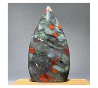 Pietra di Cristallo Pietra rossa a forma libera, roccia minerale, decorazione for la casa Collana con porta-pietre di cristallo(208g 114mm)