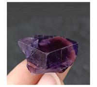 Pietra di Cristallo Pietre e cristalli minerali naturali a grappolo viola, decorazioni for la casa Collana con porta-pietre di cristallo(7g)