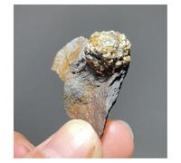 Pietra di Cristallo Pietre naturali Pirite Campioni minerali Cristalli Ornamenti Decorazione della stanza Collana con porta-pietre di cristallo(21g A)