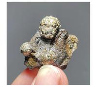 Pietra di Cristallo Pietre naturali Pirite Campioni minerali Cristalli Ornamenti Decorazione della stanza Collana con porta-pietre di cristallo(11g)