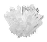 Pietra di, grappolo di bianco Ornamento di pietre preziose naturali Pietra di energia purificata per la decorazione divinatoria del Chakra Reiki Fengshui