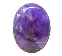 Pietra di palma di cristallo ametista per la guarigione naturale - Crystal Grid (Amethyst)