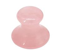 Pietra di quarzo rosa naturale Strumento Gua Sha Fungo Rullo di giada Massaggiatore Scheda raschiante Massaggio del collo facciale 1 PZ Collezioni di casa