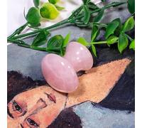Pietra di quarzo rosa rosa naturale puro Gua Sha Scraping Board Face Neck Body Massagers Terapeutico e strumento di rinnovamento della pelle decorazione della stanza (Color : Large)