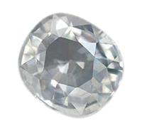 Pietra di zircone bianco 16,25 Ratti certificata Cubic Diamond Zirconia Gemma da laboratorio certificato per uomini e donne-B0BR15THGW, argento, zaffiro sintetico, argento, zaffiro sintetico, argento