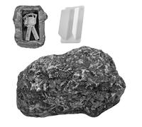 Pietra Falsa Nascondere Finta Pietra con Scomparto Segreto, Artificiale Nascondiglio Chiave Casseforti di Diversione per Esterni Giardino o Interni Oggetti Importanti