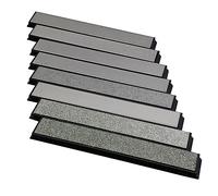 Pietra for affilare i coltelli, 8 pezzi di barre diamantate for, pietra for, for, sistema affilatura, diamantata 80-3000(Gray 2)