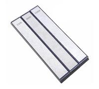 Pietra for affilare i coltelli, pietra diamantata, for for sistema di affilatura, for ad angolo fisso, barra for(Gray(3pcs))