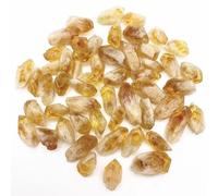 Pietra grezza di citrino naturale a punta, 1 kg, pietra grezza per acquari e cristalli curativi, pietra grezza per la creazione di gioielli, decorazione per la casa, regali Reiki (1 ~ 2 cm)