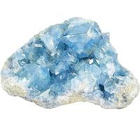 Pietra grezza minerale naturale per cristalloterapia meditazione cristalli (CELESTINA DRUSA (200-250gr)