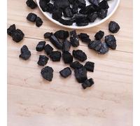 Pietra grezza naturale di tormalina nera, regalo per amico, tavolo da camino