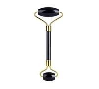 Pietra Guasha Massaggio Guazzo Raschietto for il viso Rullo di giada Massaggiatore Set Nero Ossidiana Gua Sha Bordo Strumento for la cura della pelle del viso (Color : Type 10)