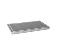 Pietra lavica rettangolare cm 25x40 per articolo 342
