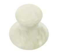 Pietra Massaggio a Fungo in Jade per Viso, Verde Chiaro | Strumento Artigianale Multiuso, Forma Unica e Texture Delicata, Adatto per Ufficio e Regalo