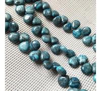 Pietra naturale a forma di goccia d'acqua Perline isolanti sciolte Perline di cristallo per la creazione di gioielli Accessori per collane e braccialetti fai-da-te-Agata pazza blu