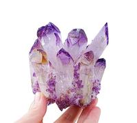 Pietra naturale ametista a grappolo di pietre preziose di cristallo viola esemplari di cluster decorazione domestica decorazione della stanza (Size : 600-700g)