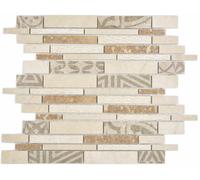 Pietra Naturale Ceramica Mosaico IN Marmo Beige Specchio Piastrelle 180-B0327B I