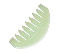 Pietra naturale Gua Sha Massaggio Pettine Testa Corpo Meridiano Raschiando Riflessologia Circolazione sanguigna Strumento di terapia della giada 1 pezzo (Color : B)