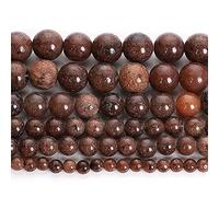 Pietra Naturale Marrone Avventurina Quarzo Fascino Rotondo Perline Sciolte Per La Creazione di Gioielli Braccialetto di Cucito Fai Da Te Filo 4/6/8/10/12 MM H7324 8mm circa 48Pcs