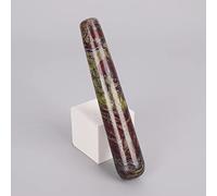 Pietra naturale Massagestick Crystal Quartz Gua Sha Wand Tool 110mm, opalite Collezioni di casa (Color : Dragon Blooded)