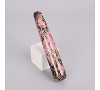 Pietra naturale Massagestick Crystal Quartz Gua Sha Wand Tool 110mm, opalite Collezioni di casa (Color : Rhodolite)