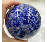 Pietra naturale punto blu cristallo di quarzo sfera Reiki regalo decorazione della stanza pezzo di decorazione della casa decorazione della stanza (Size : 600-650g)