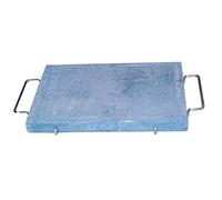 PIETRA OLLARE CON TELAIO CROMATO 25X35X2,5 CM