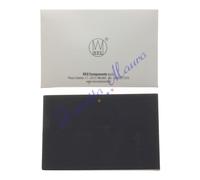 Pietra paragone mm 70x50x3 colore nero per test oro e argento