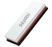 Pietra per affilare per dischi diamantati e coltelli SENDI GRINDSTONE - realizzata in corindone - gomma antiscivolo - grana 1000 e 6000.