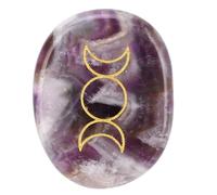 Pietra per L'equilibrio Energetico, Effetti Calmanti Che Bilanciano il Sollievo Dall'ansia Dimensioni Portatili Prehnite Epidoto Pietre di Preoccupazione per la Meditazione (Tipo