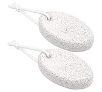 Pietra Pomice Naturale 2 Pezzi per Cura dei Piedi - Pietra Lavica per Rimozione Calli e Peeling - Detersione Delicata per Piedi e Mani