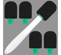 Pietra Pomice Per Wc,5 Pezzi Pietra Pomice Pulizia Pietra con Manico,Pietra Per La Pulizia Della Toilette,Pietra Pomice Spazzole per Pulizia,Per La Pulizia Della Toilette,Del Lavandino (D)