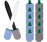 Pietra Pomice per WC Ceramica,Ricarica Da 10 Cleaning Block,Con Manico Riutilizz