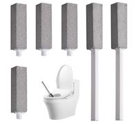 Pietra Pomice per WC con 2 Maniglie Estese - Cleaning Block per Ceramica, Detergente per Pulire Macchie Bagno