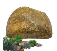 Pietra Porta Chiavi - Cassaforte Per Chiavi Segrete Resistente E Impermeabile, Ornamento Da Giardino Con Scomparto Nascosto, Accessorio Di Sicurezza Diversivo | Stoccaggio Nascosto All'aperto Per La C