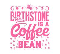 pietra portafortuna in un disegno a forma di chicco di caffè Adesivi murali 42x48.1cm Rimovibile senza lasciare residui di colla Rosa