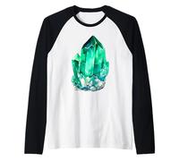 Pietra preziosa di cristallo di Maglia con Maniche Raglan